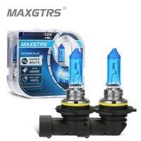 2x 100W H1 H7 H4 H8 H11 9005 HB3 9006 HB4 Car Halogen Fog Light HeadLight DRL HOD Lamp 5000K Dark Blue Glass Replacement Bulb 1