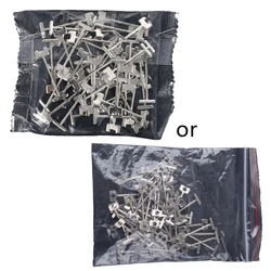 Tile Leveling System 50 Pieces Tile Leveling Steel Needles 0.9mm 1.5mm for Kitchen Living Room Tile Leveler Installation