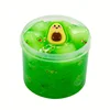 70ML Jelly Cube Crunchy Slime Clear Super Soft Non-Sticky Stress Toy fruit Charms Crystal Sludge Birthday Gift Party Favors 6