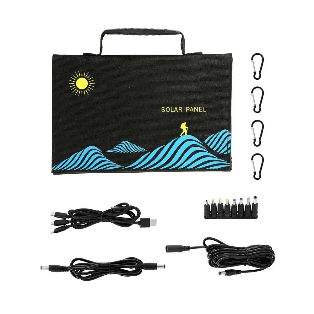 Description Picture 6 of itemFolding Bag 120W Solar Panel Portable USB+DC Output Solar Charger Outdoor Power Supply Mobile Phone Generator