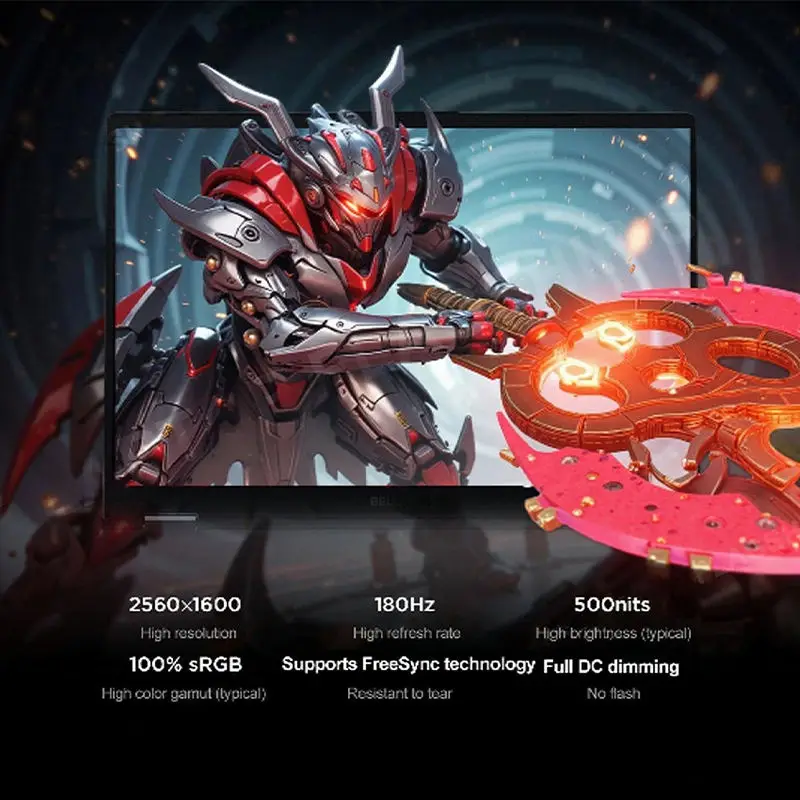 Lenovo Lecoo Battle 7000 2025 Gaming Laptop AMD Ryzen 9 8945 HX GEFORCE RTX 5070 5060 32G+1T 16inch 180Hz HDR 100% sRGB Computer 4