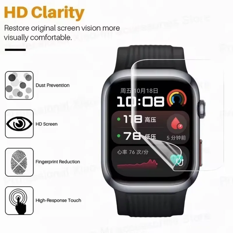 HD Clear Hydrogel Film Screen Protector - Full Coverage Protective Film