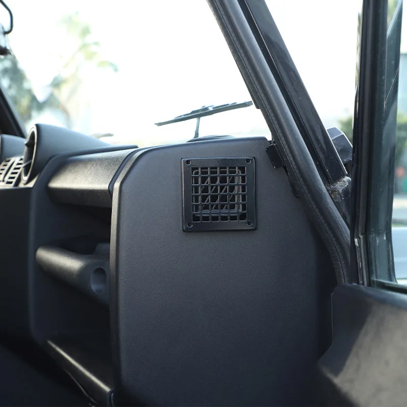 

For Land Rover Defender 2004-2019 Car Headlight Side Mesh Cover Central Control Dashboard Side Air Outlet Mesh Cover Accessories