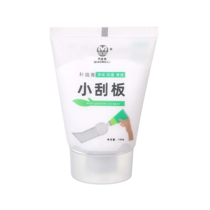 White Facial Roller Repair Paint Mildew-Proof Crack Nail Hole Repair Wall Paste Small Scraper Water-Resistant Putty Paste