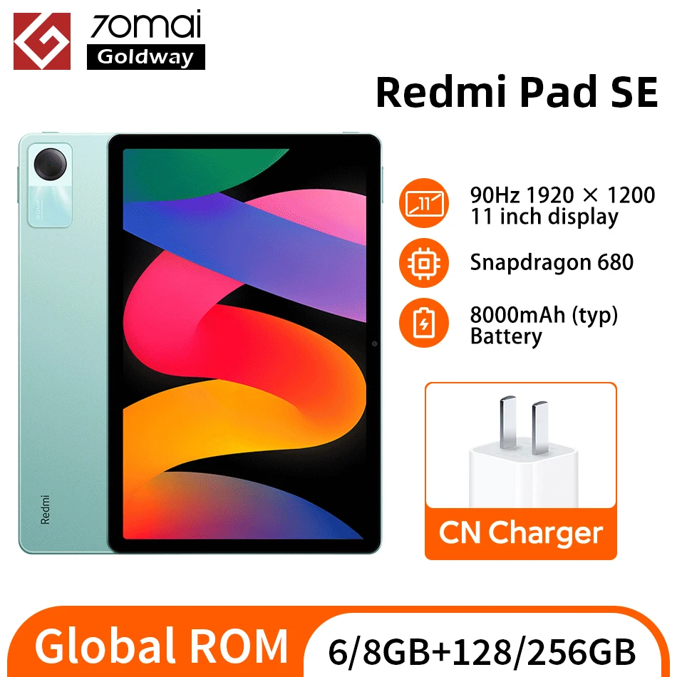 Xiaomi-Tableta Redmi Pad SE versión Global, altavoces Quad Dolby Atmos,  estreno mundial®Pantalla de 11 pulgadas, 90Hz, 8000mAh, Snapdragon®680 -  AliExpress