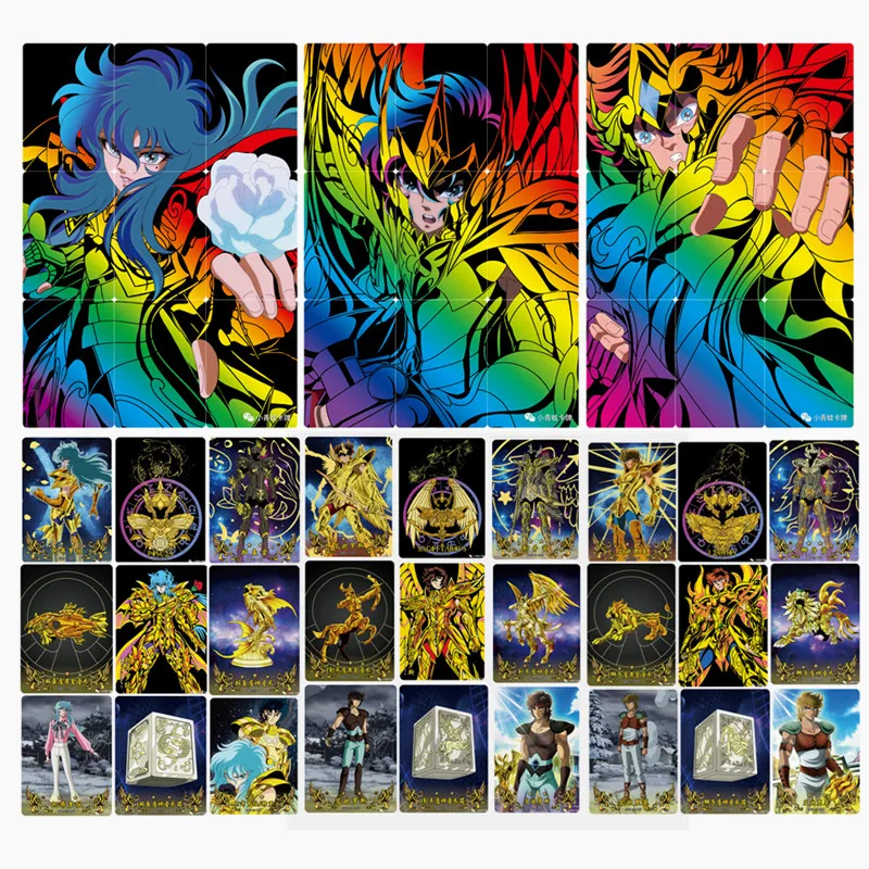 Saint Seiy Soul of Gold Cards 12 Constellation Puzzle Collection Cards Limited Saori Kido SE BP Card Children Gifts