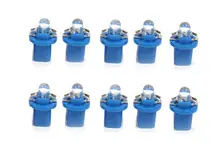 

10 x T5 B8.5D Gauge LED Car Dashboard Side Interior Dash Light Bulb BLUE