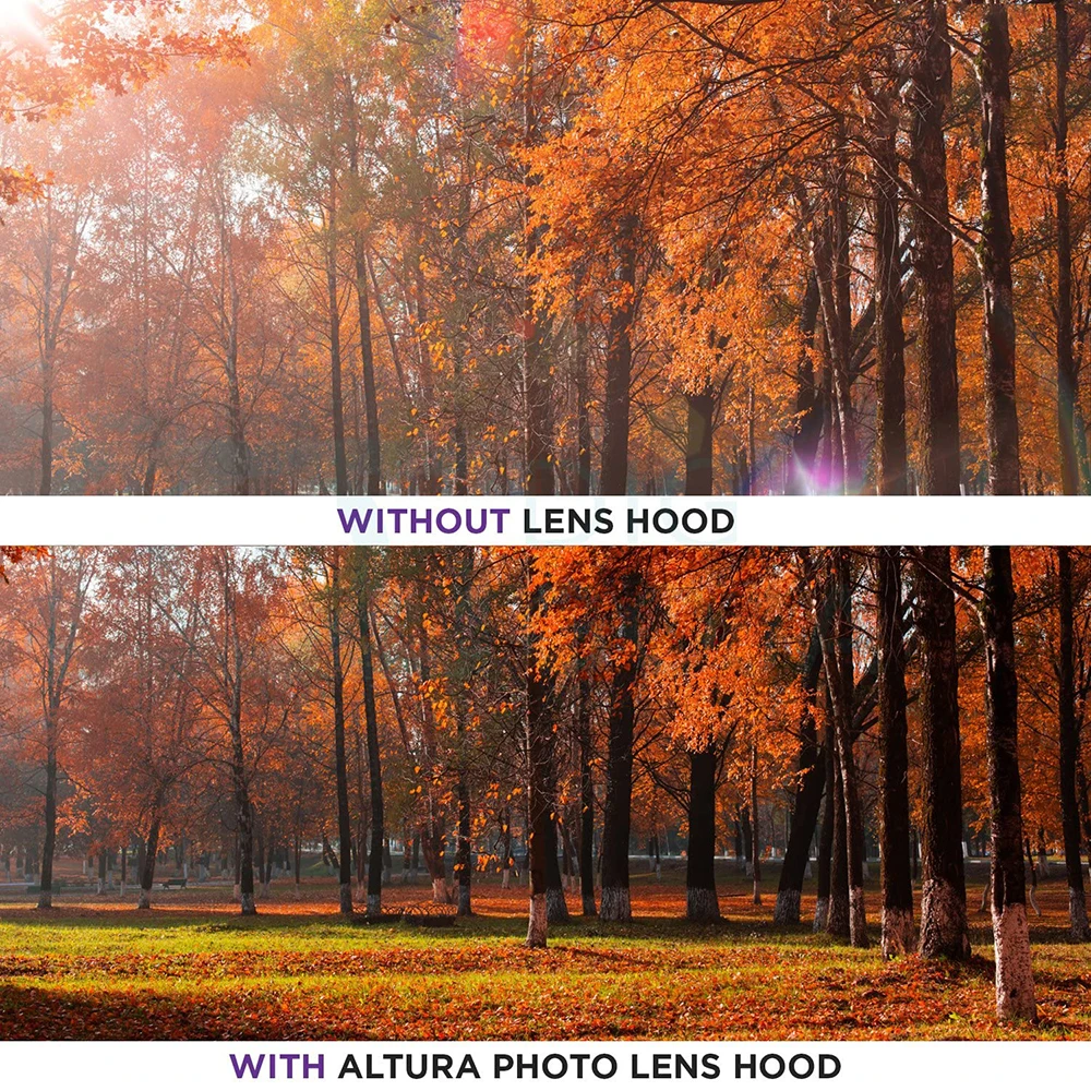 Collapsible Rubber Lens Hood 49/52/55/58/62/67/72/77MM for Canon Nikon Sony DSLR Camera Lens Filter Thread camera lens hood