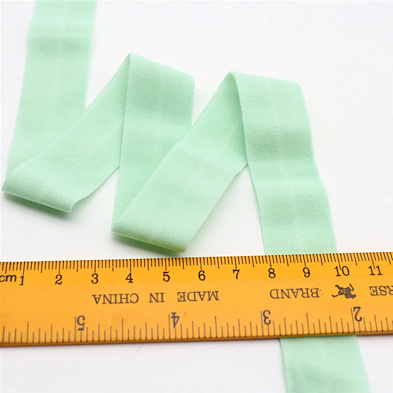 20mm High Elastic Folding Elastic Band Ribbon Color Edging Elastic Band Underwear Bra Sewing Lace Fabric Clothing Accessories 5m