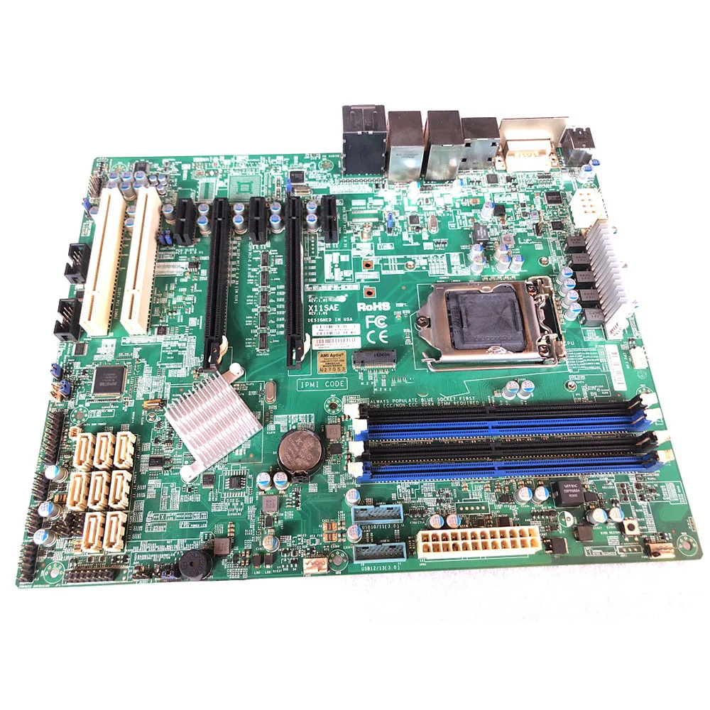 For Supermicro X11SAE One-way Server Motherboard C236 1151 Support E3-1200 V5 CPU Fully Tested Good Quality 7 For Supermicro X11SAE One-way Server Motherboard C236 1151 Support E3-1200 V5 CPU Fully Tested Good Quality - Image 5