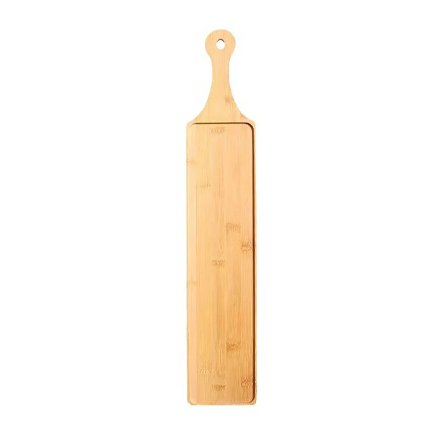 Wooden Serving Board With Handle for Kitchen Long Wooden Plate Fat Beef and Lamb Roll Tray Serving Plates Appetizer Wood Plates