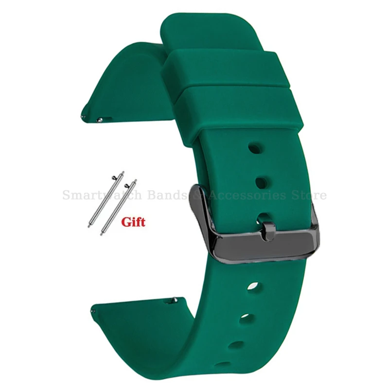Versatile Soft Silicone Quick Release Watch Band Strap