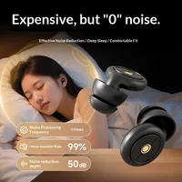 Ear Plugs for Sleeping Noise Cancelling 50dB, Reusable Silicone Earplugs Strong sound insulation,Multiple sizes of ear caps 1
