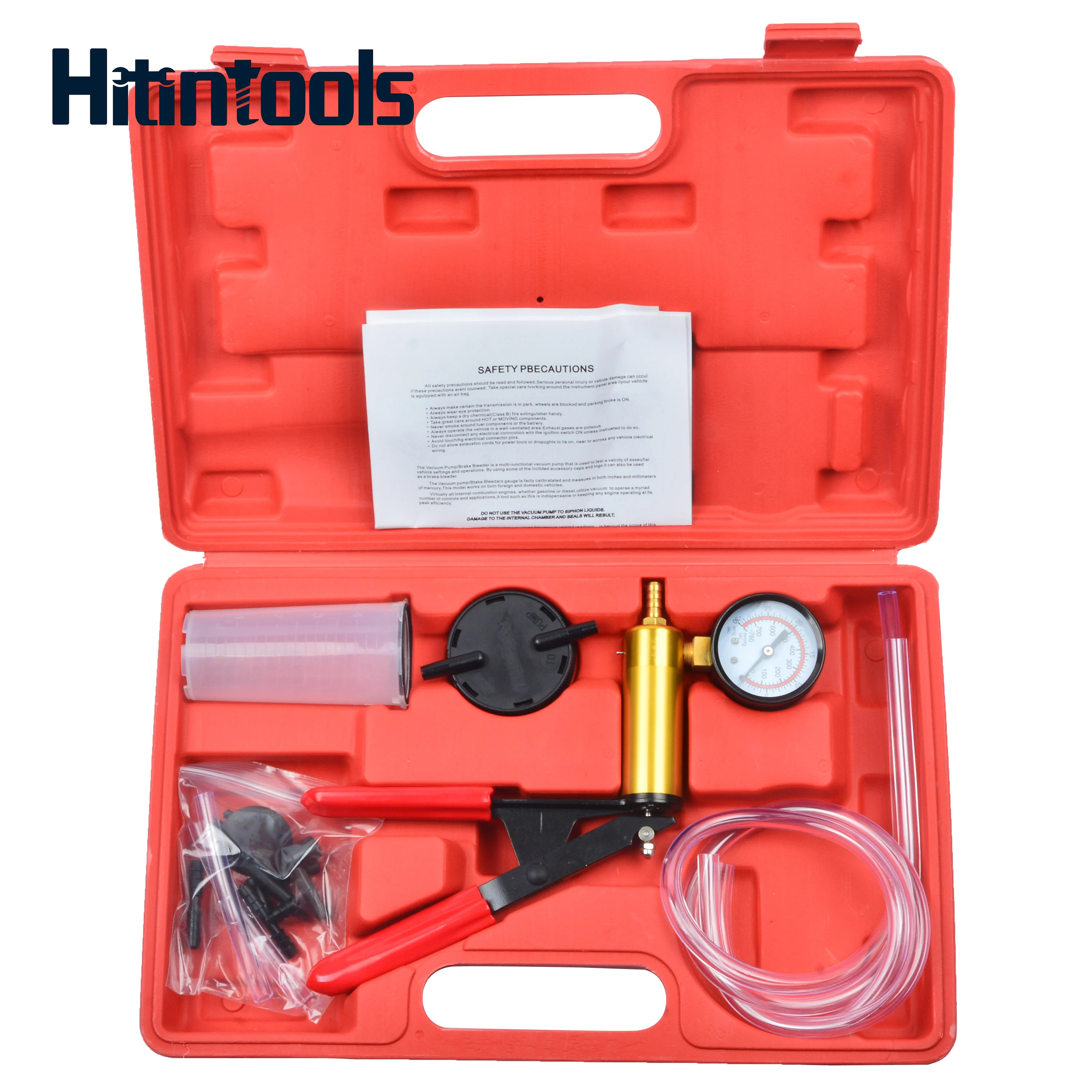 

Hand Held Vacuum Pump Brake Clutch Bleeder Tester Bleeding Kit for Car Motorbike