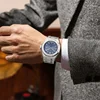 2025 New POEDAGAR Luxury Watch Business Waterproof Male Clock Luminous Date Stainless Steel Square Quartz Men Watch reloj hombre 5