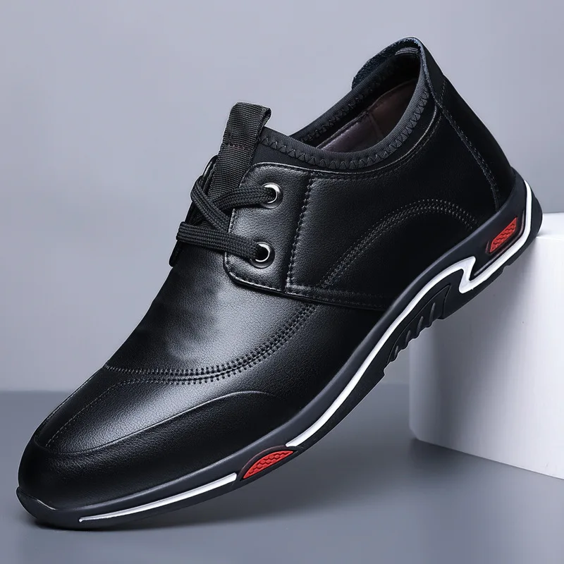 

Spring New Sport Shoes Korean Lace-up Casual Shoes trend sneakers Male Lightweight Breathable Flats Shoes Zapatillas Hombre
