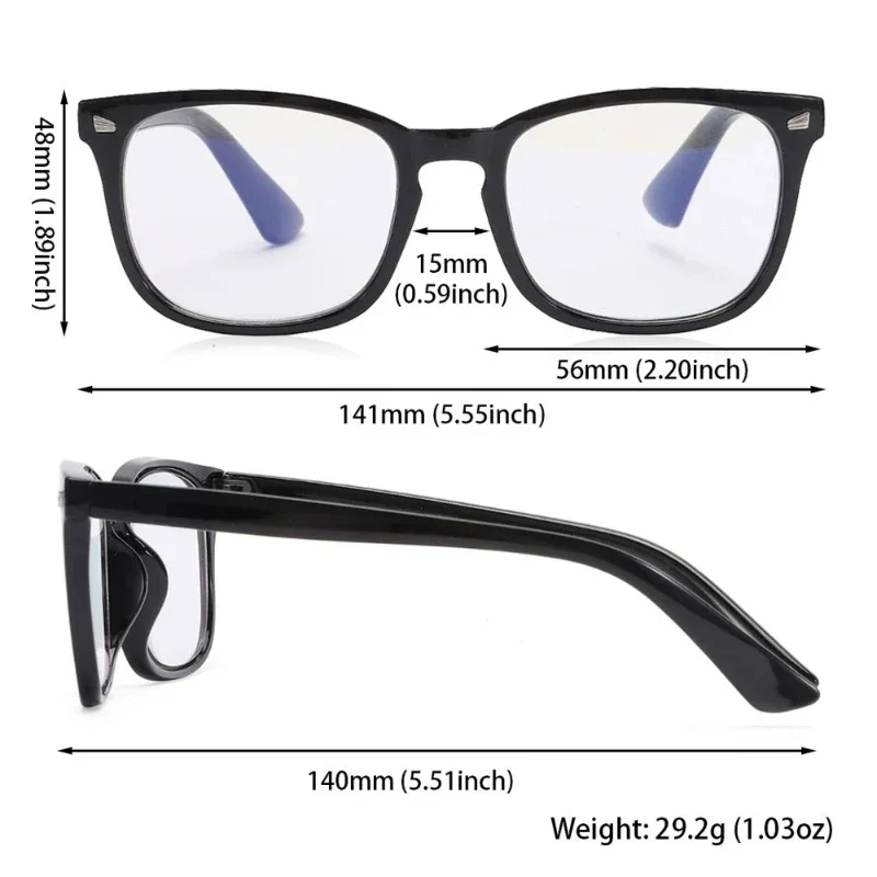Progressive Multifocal Anti Blue Reading Glasses Intelligent Zoom Far and Near Dual Light Presbyopic Glasses