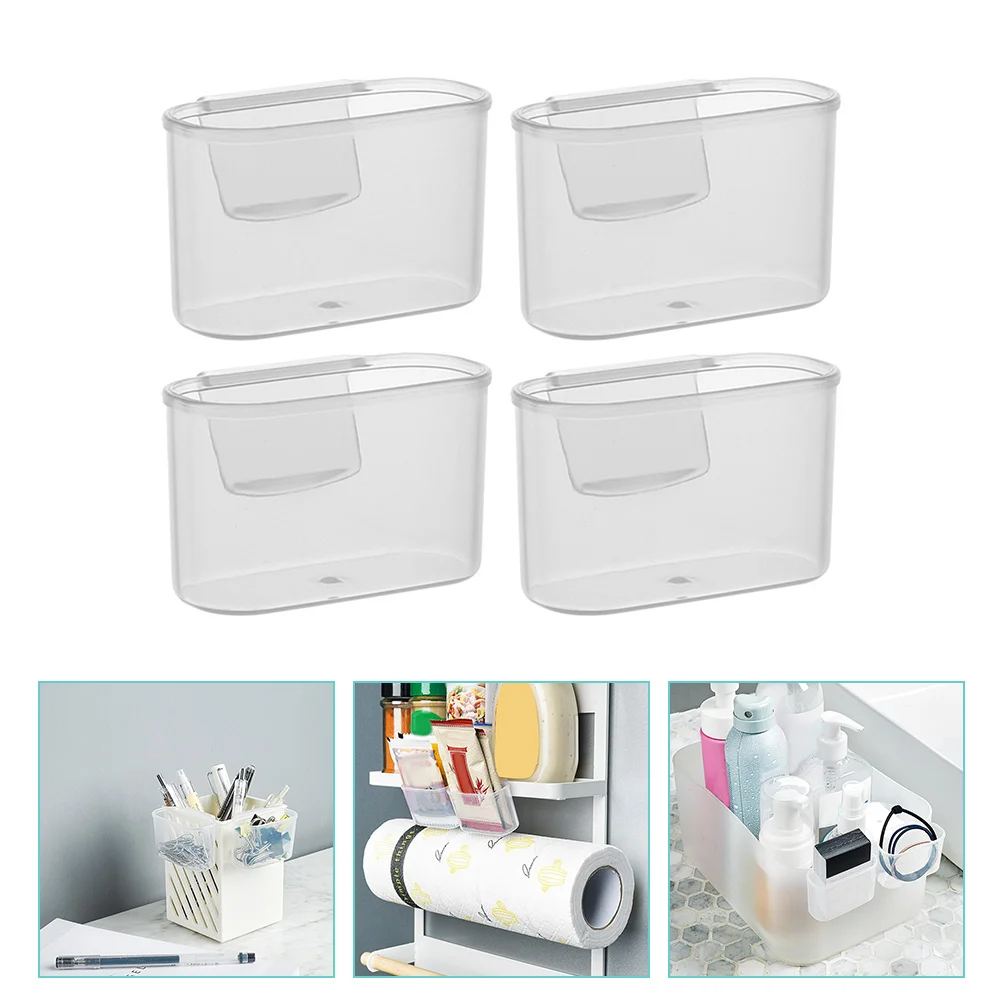 

4 Pcs Refrigerator Side Door Box Fridge Mini Accessories Organizer Pp Holder Sauce Bag Seasoning