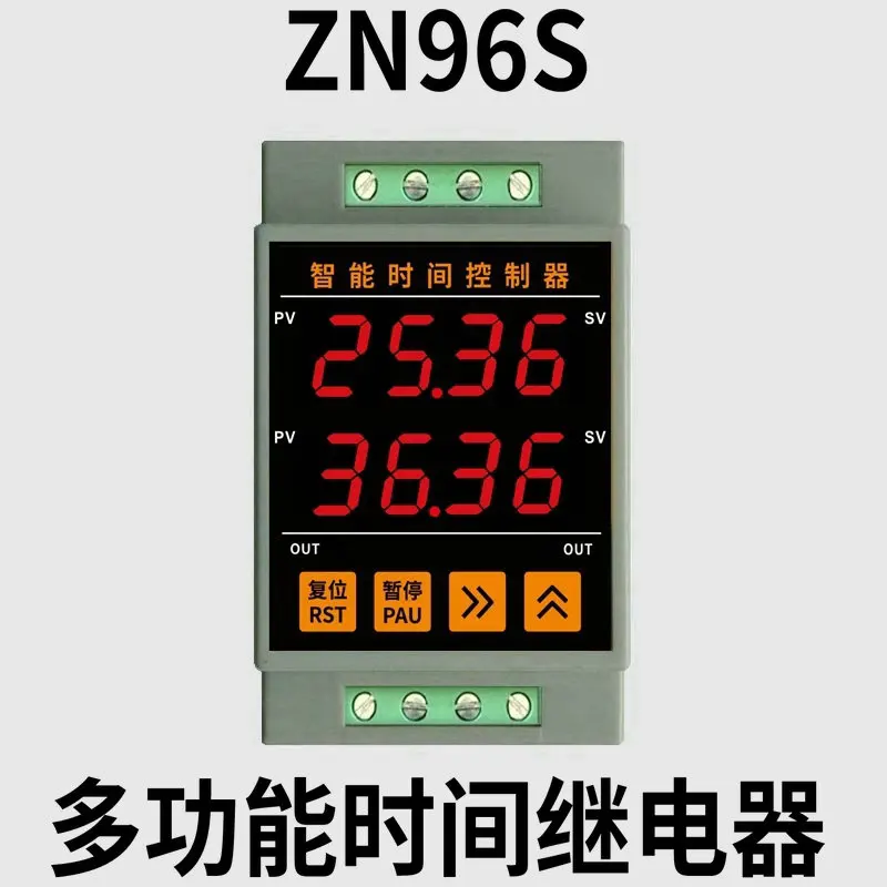 

Переключатель времени переключения циклов Zn96s, контроллер с задержкой включения и выключения питания, двойное реле времени, таймер