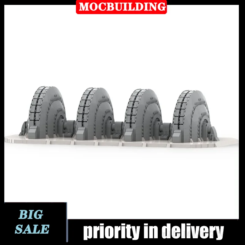 Space Movie Modular Base Shield Generator System Moc Building Blocks Collection Series Toy Gift