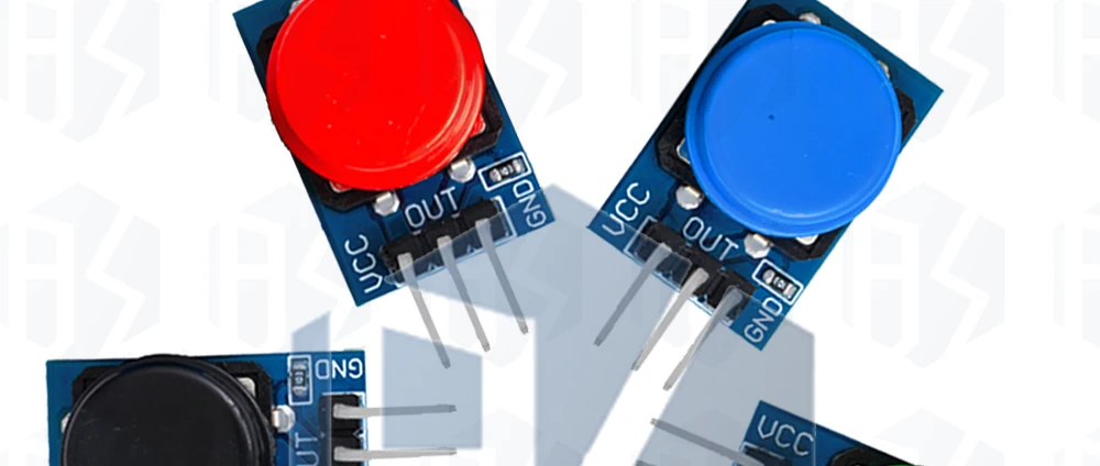 1~10PCS EGBO 12X12MM Großes Tastenmodul Großes Tastenfeldmodul Leichtberührungs-Schaltermodul mit Kappe, High-Level-Ausgang oder Raspberry Pi 3 – Detail 7