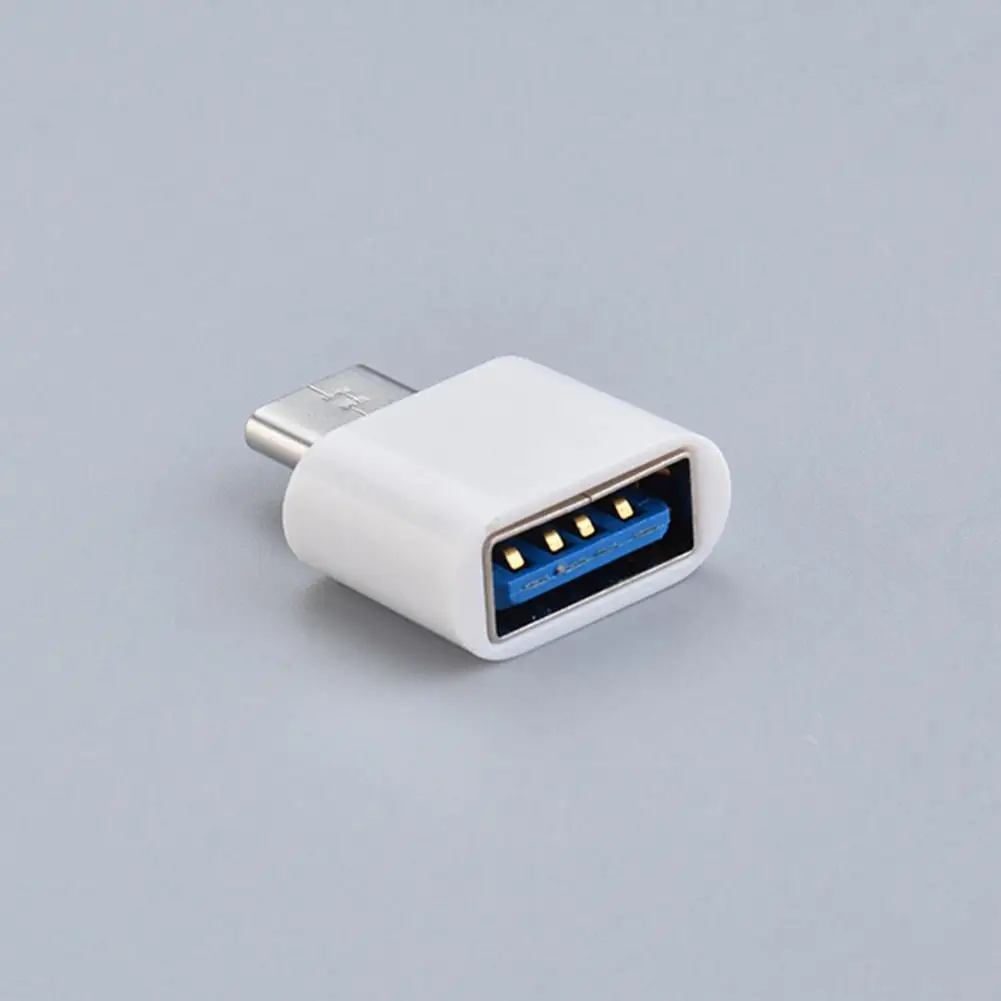 2Pcs Useful OTG Adapter Stable Lightweight Converter USB OTG Card Reader
