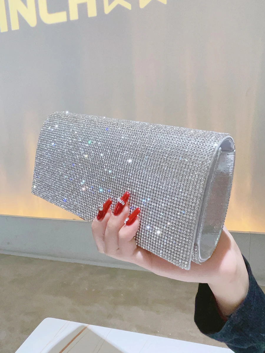 Glitter Clutch Purses for Women Evening Bags Clutches Flap