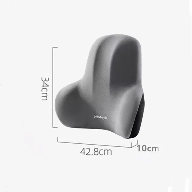 Coussin lombaire de bureau en mousse à mémoire de forme, coussin de dossier de chaise post-partum, soutien de la taille, oreiller multifonctionnel pour soulager la douleur 3