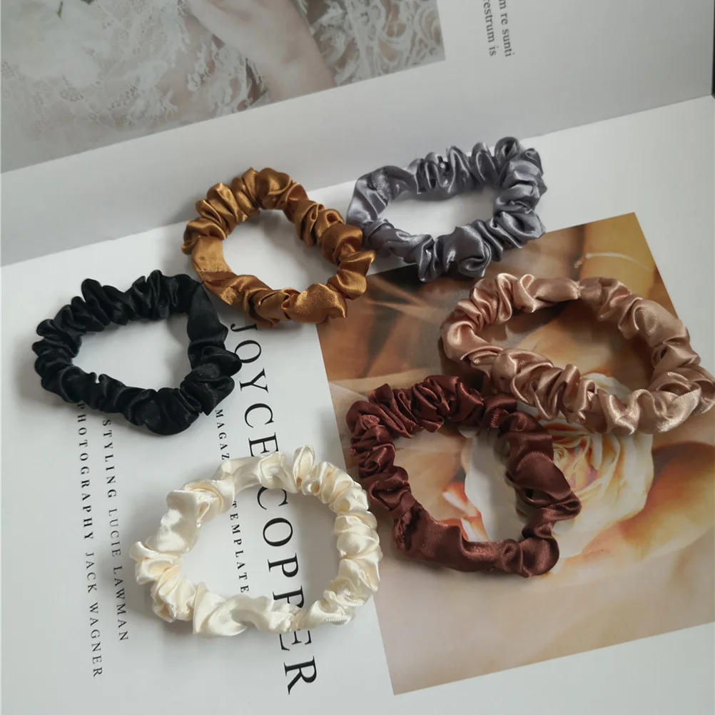 

12 Pcs Women's Hair Barrettes Hairpins Elastic for Band Clips Fashion Rope Mini