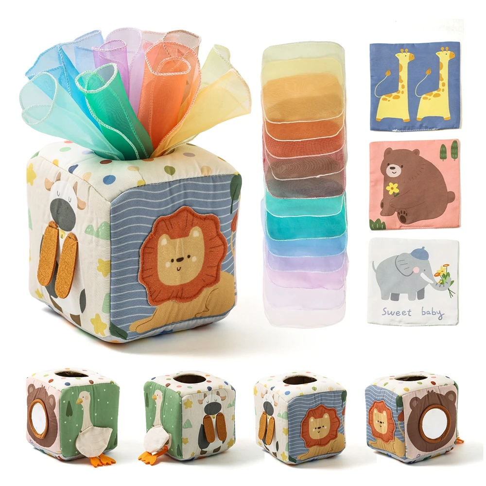 Montessori Tissue Box Toy 1