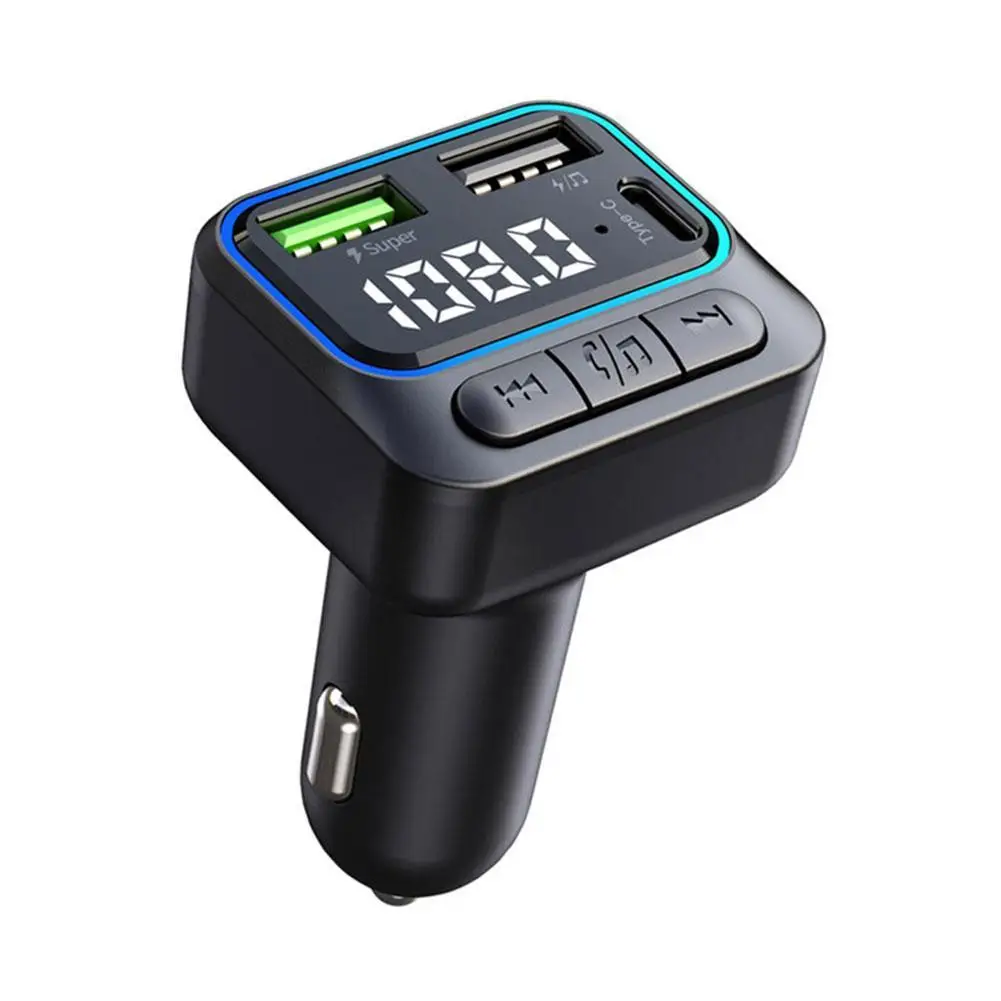 

Автомобильный FM-передатчик с Bluetooth и двумя USB-портами, а