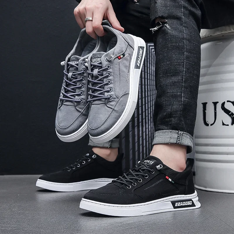 Men's Casual Shoes Waterproof Breathable Men's Vulcanized Shoes Comfortable Lightweight Quality Vulcanized Shoes for Men Sneaker