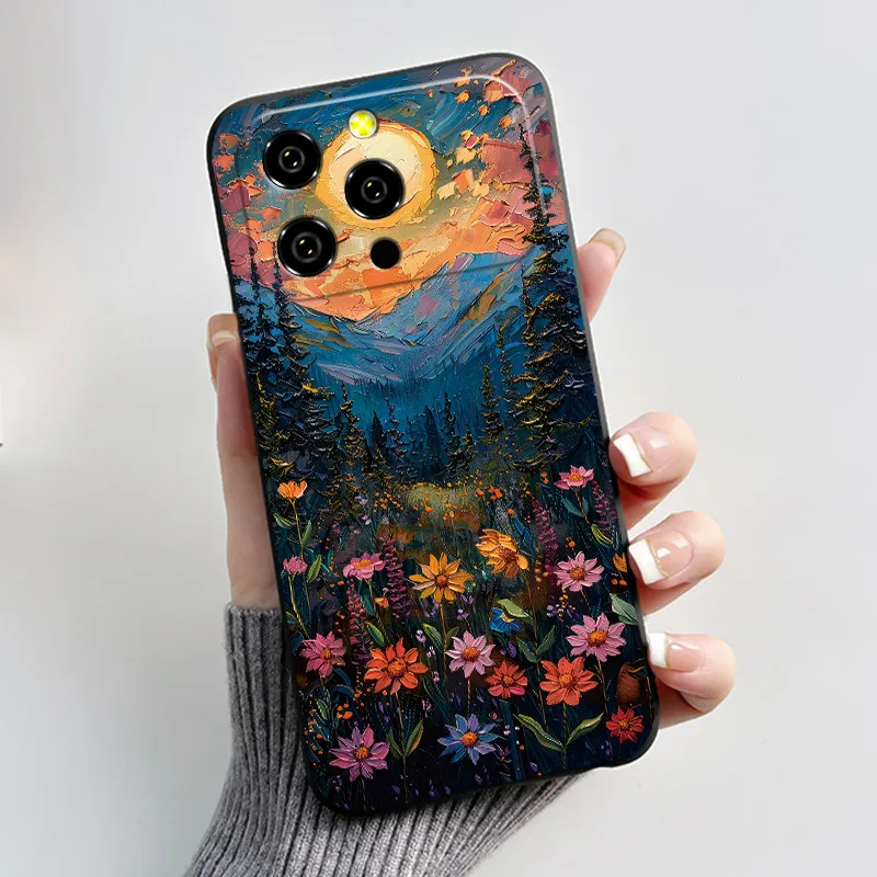 Luxury Silicone Phone Case with Cute Love Heart and Funny Rabbit Cartoon Design - Black Soft TPU Back Cover