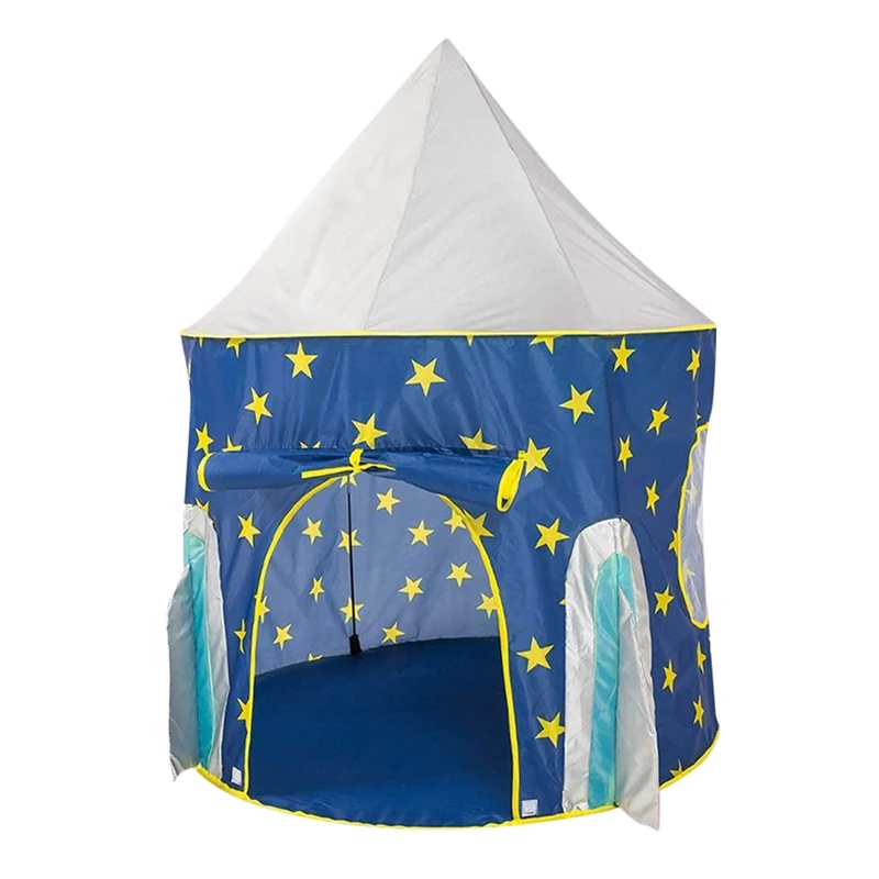 Kids Play Tent for Children Toys Space Rocket Ship Foldable Best Gifts Boys Girls Baby |