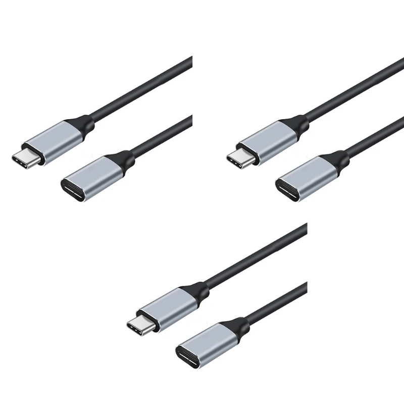 

1-Pack Video Transfer Data USB Type C Male to Female Extension Cable