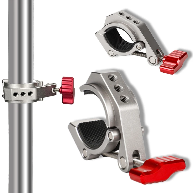 Fifield Big Super Clamp Studio Clip Potente Multifunzione Con Foro Per Vite Da 1/4 "E 3/8" Per Luci Da Studio Fotografico Umbrel