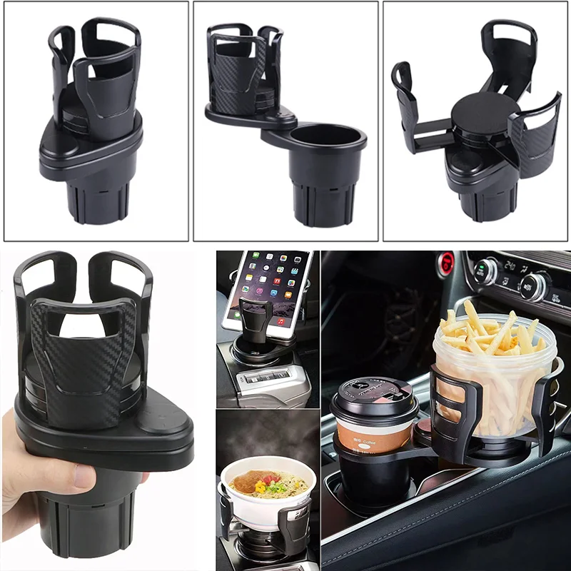Car Multifunction Cup Holder 2 In 1 Adjustable Car Cup Holder Expander