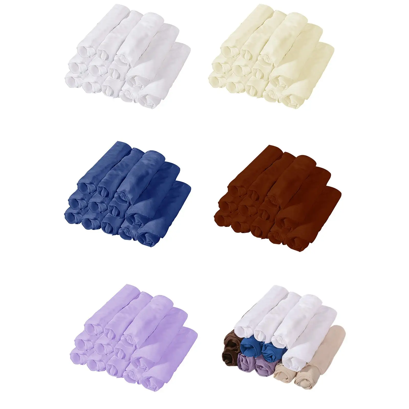 12 Pieces Face Cradle Covers Thickened Face Pillow Covers for SPA Bed Chairs 4