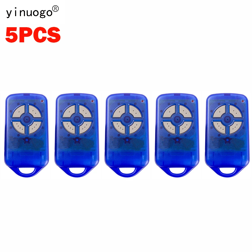 5 Pcs Garage Door Remote Control Ata Ptx4 Ptx4 Blue Securacode