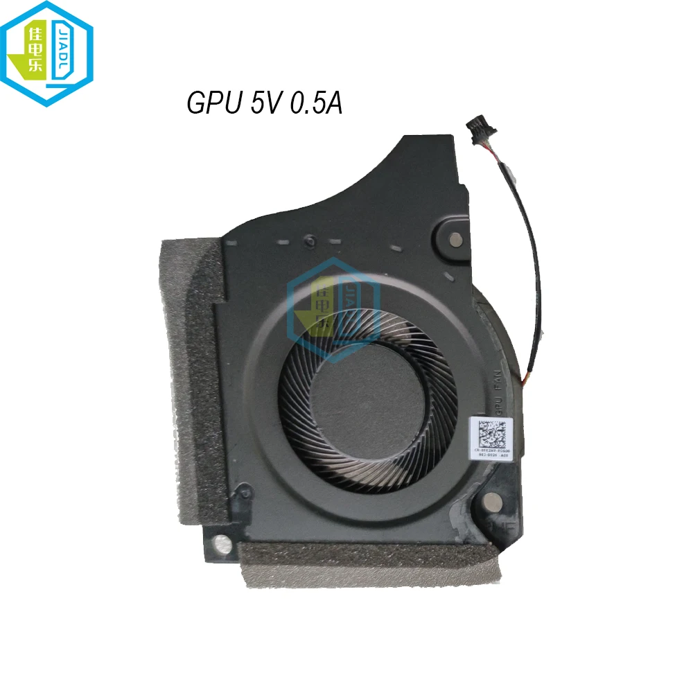 Computador Cpu Gpu Ventilador de Refrigeração para Dell g5 5590 g7 7790 7590 063nym 0fk2hp 0f7n58 0x4f3m Refrigerador Ventilador do Radiador Processador 12v 5v 0.5a - Imagem 4