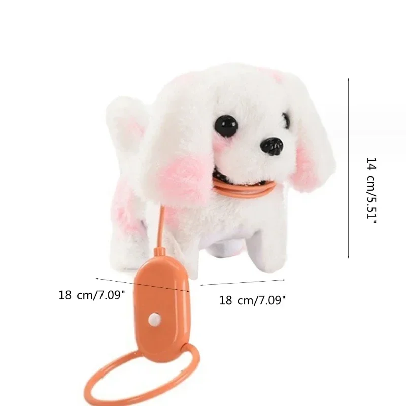 Electronic Plush Puppy Dog Toy, Fun Interactive Toys,Walks,Barks,Shake Tail,Realistic Stuffed Animal Dog, Gift for Kids
