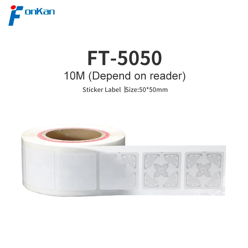 50pcs Size 73*21mm U8 U9 MR6 H9 Chipset ISO18000-6C EPC G2 860-960Mhz Adhesive Sticker UHF RFID Passive 9662 Label Tag 4