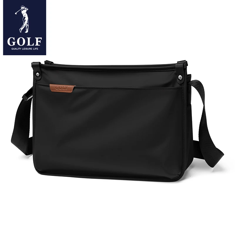 GOLF men's crossbody bag trendy brand casual shoulder bag large capacity canvas mailman commuting sports small backpack canvas bag mens messenger bag