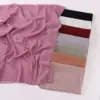 Shimmer Scarf Hijab Woman Rhinestone Muslim Shawl Wrap Turban Headscarf Crepe Bandanas Headband Bufanda Foulard Turbante Mujer