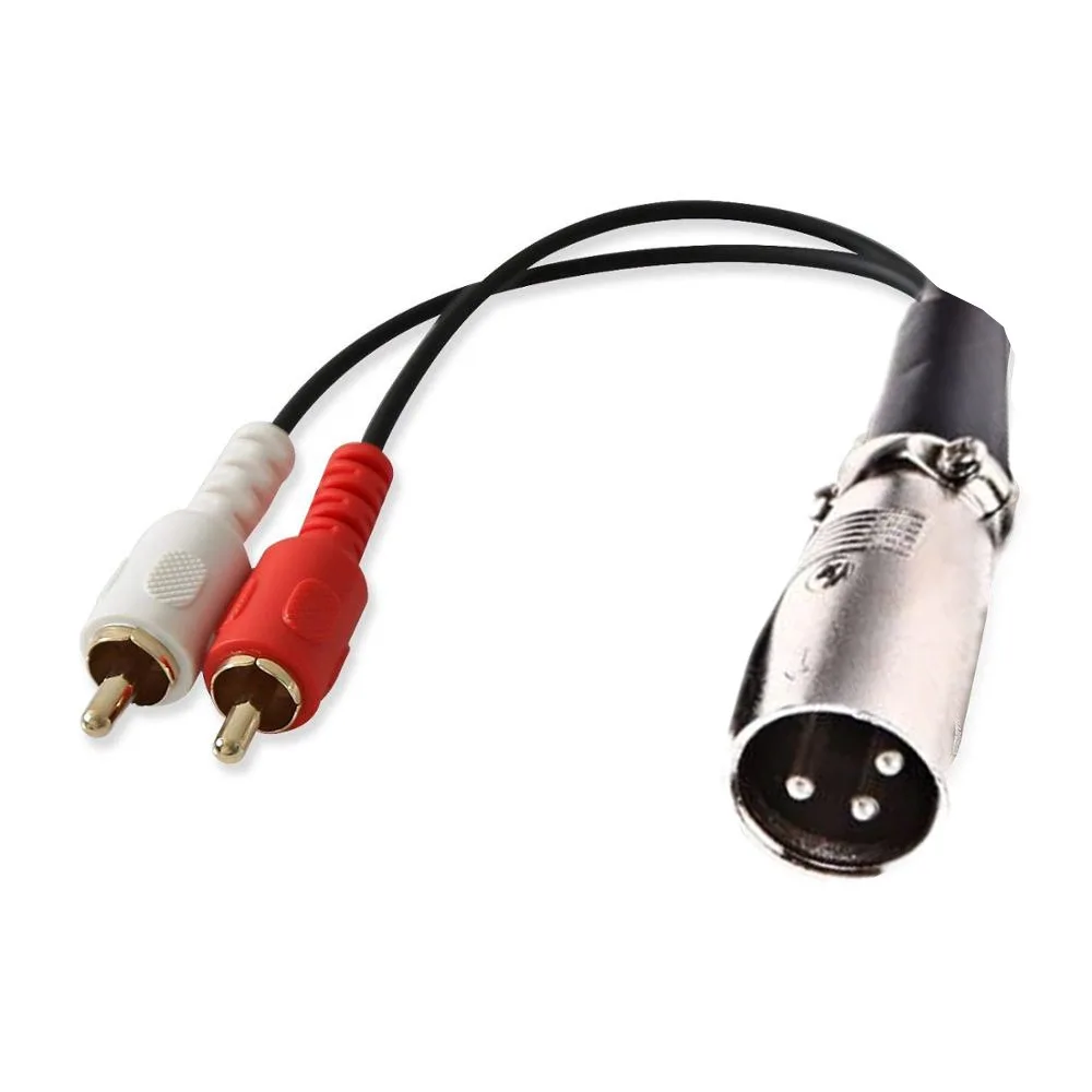 RCA ̺  ̺ 2RCA-XLR Canon Male 0.3/1.5/3m, ũ Ŀ  ܼ  XLR ̺ Ŀ