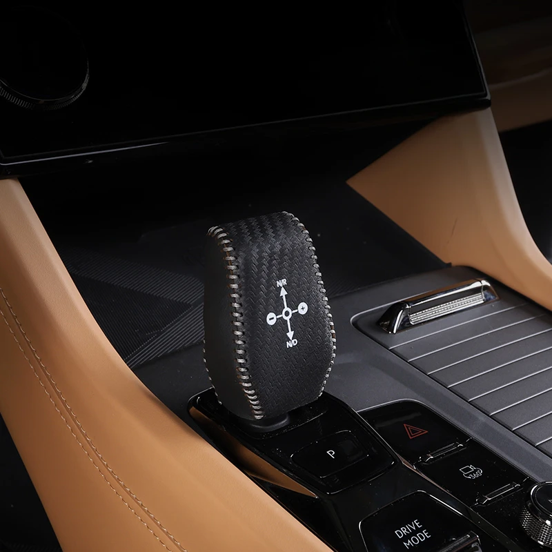 Lynk&Co 09 Gear Shift Cover HandSewn Handles Interior Modification Accessories