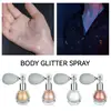 Glitter Powder Greek Goddess Highlighter Brightening Powder Hair Face Glitter Makeup Performance Spray Air Bag Glitter Powder Glitter Body Face Hair Arm Universal Powder 4