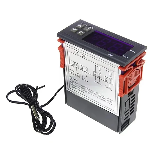 Üvegházhatású Kerti Virágok Intelligens Elektronikus Hőmérséklet -Vezérlő Mini Egyszerűen Felszerelt Tenyésztési Fűtés Tartson Meleg Kapcsolót - Image 5