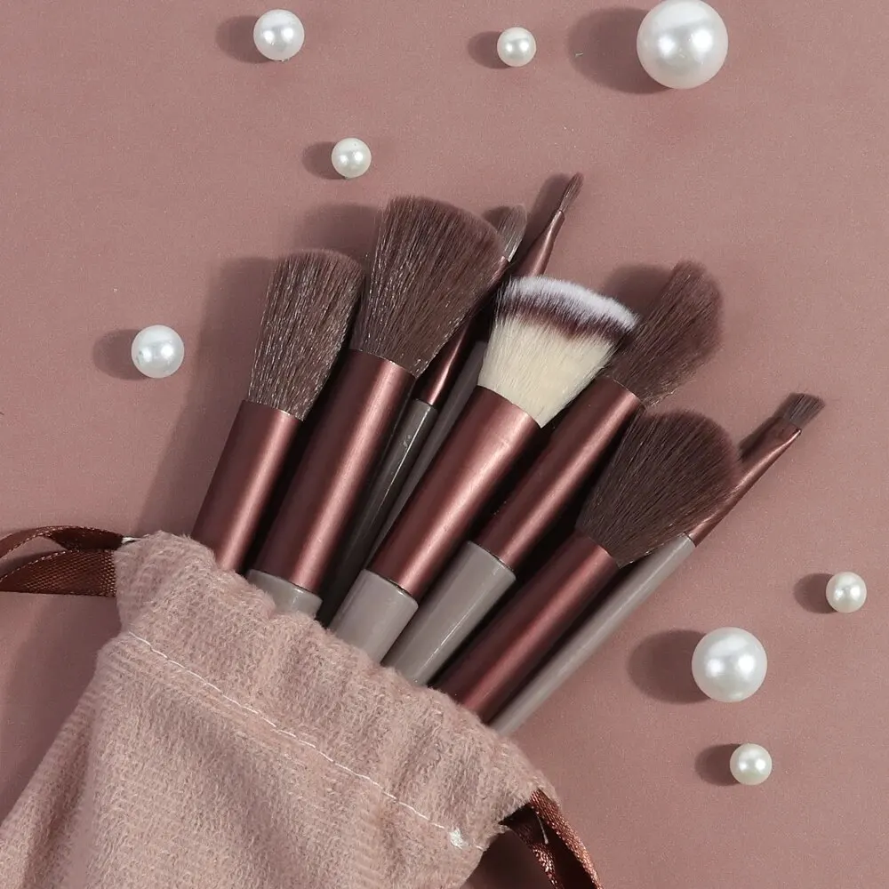 Makeup Brush Set 13pcs Makeup Brushes Cosmetic Full Set 3 Colors Soft Hair Female Make Up Tools Foundation Brush Eyeshadow Complete Kit