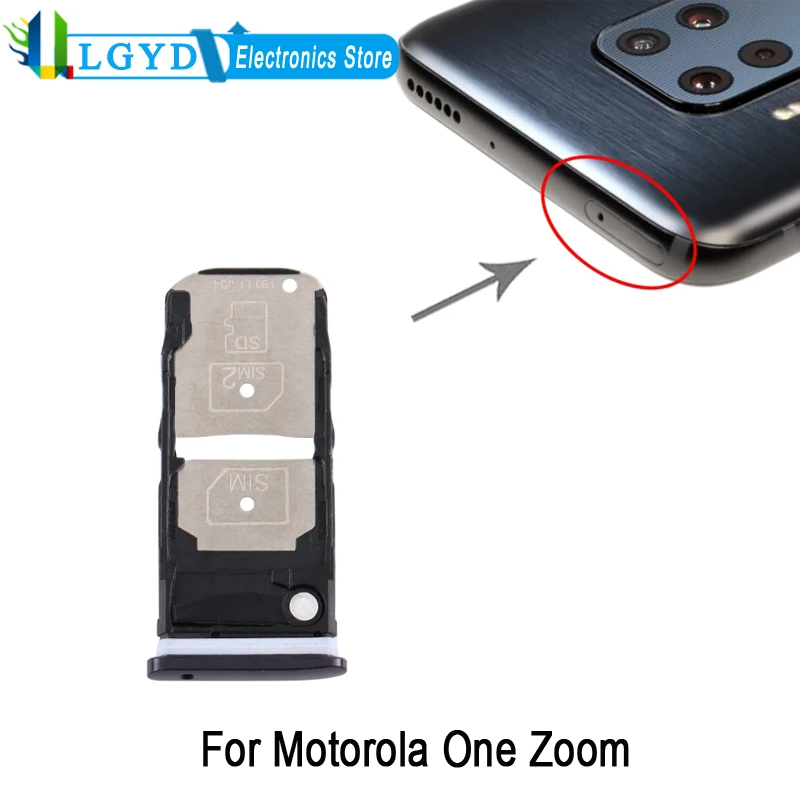 

Для Motorola One Zoom SIM Card Tray + SIM / Micro SD Card Tray Замена